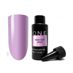 ONE NAIL   Base VIOLET   50мл (бутылка)   База камуфлирующая эластичная  (легкие в снятии)