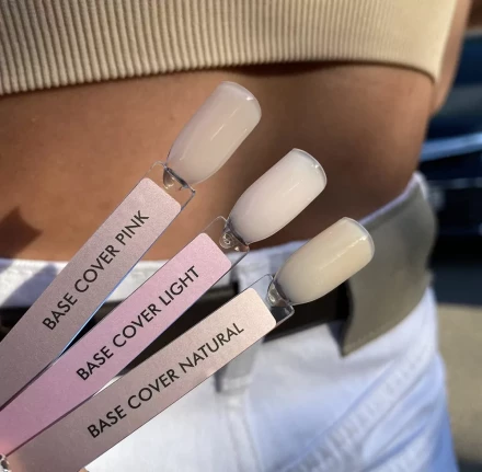 ONE NAIL   Base COVER PINK  30мл (бутылка)   База камуфлирующая эластичная  (легкие в снятии)