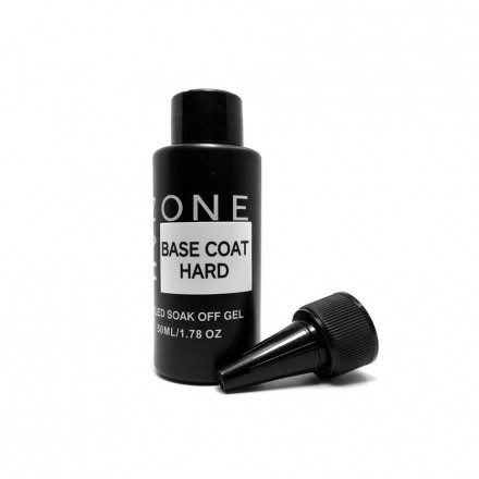 ONE NAIL   Base HARD   50мл (бутылка)   База прозрачная жесткая