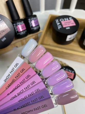ONE NAIL   Gel Fast   VIOLET   30г    Гель для моделирования средней консистенции