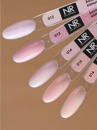 NAIL REPUBLIC   Base COVER   #15   15мл   База камуфлирующая с шиммером