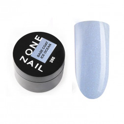ONE NAIL   Base ICE OCEAN   30мл (шайба)   База камуфлирующая жесткая  c шиммером