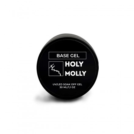 HOLY MOLLY   База прозрачная   Base   GEL   30мл   (шайба)