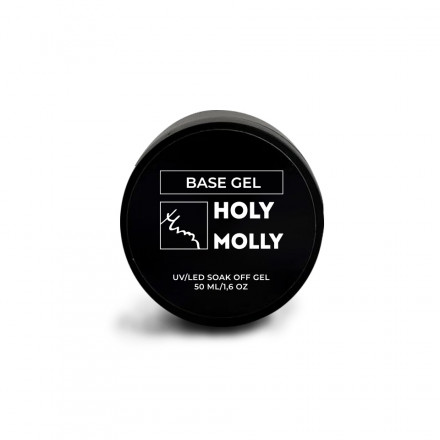 HOLY MOLLY   База прозрачная   Base   GEL   50мл   (шайба)