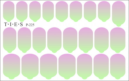 TIES   Пленка для маникюра   P-225