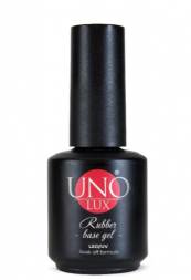 UNO LUX   База каучуковая  RUBBER BASE   15мл (16г)   (СНЯТО)