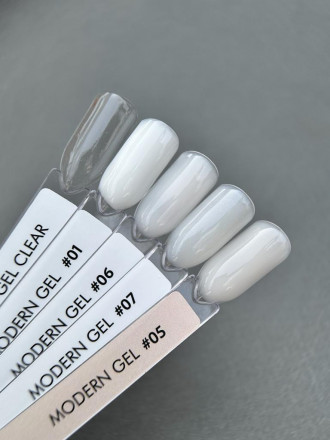 ONE NAIL &amp; GRAPE   Gel MODERN   #07   30г (шайба)    Гель для моделирования средней консистенции перламутровый для верхних форм   Limited