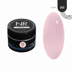 NAIL REPUBLIC   BB-GEL #203   15г   Гель  для моделирования средне-жидкий полупрозрачный