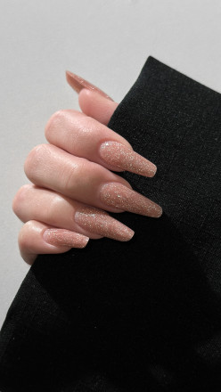 NAIL REPUBLIC   Gel NUDE FLASH   #252   15г   Гель  для моделирования средне-жидкий светоотражающий