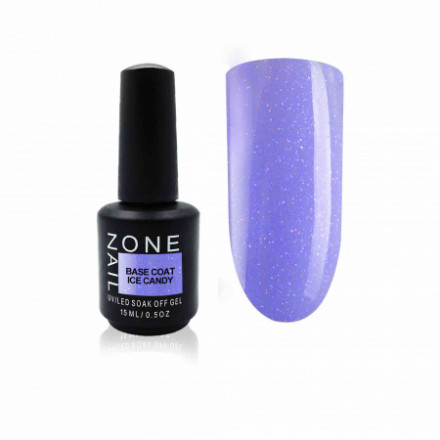 ONE NAIL   Base ICE CANDY   15мл   База камуфлирующая жесткая  c шиммером