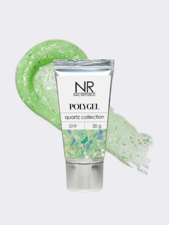 NAIL REPUBLIC   PolyGel QUARTZ   #19   30г   Полигель с шиммером