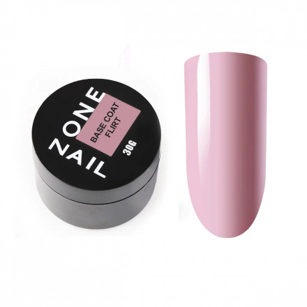 ONE NAIL   Base FLIRT   30мл (шайба)   База прозрачная жесткая