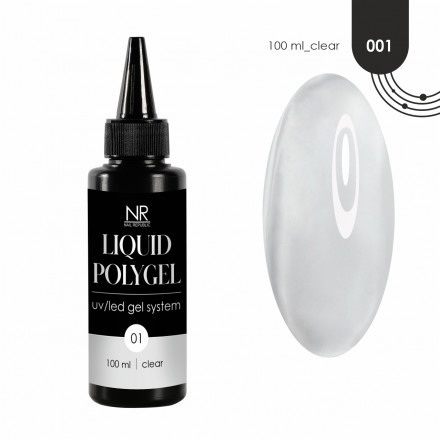 NAIL REPUBLIC   Liquid Polygel   #01   100мл   Жидкий полигель Прозрачный