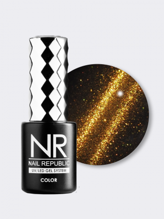 NAIL REPUBLIC   CAT   #005   3D   10мл   Гель-лак кошачий глаз