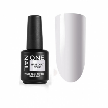 ONE NAIL   Base VOILE   15мл   База камуфлирующая жесткая молочная