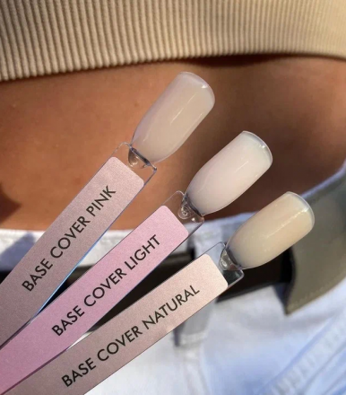 ONE NAIL   Base COVER PINK  30мл (шайба)   База камуфлирующая эластичная  (легкие в снятии)