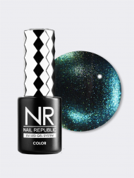 NAIL REPUBLIC   CAT 3D #028   10мл   Гель-лак кошачий глаз