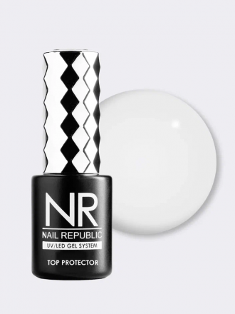 NAIL REPUBLIC   Top PROTECTOR   #26 Milk   10мл   Топ без л/с антивандальный цветной