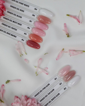KLIO   Гель для моделирования с шиммером молочный Unique gel   №03  WHITE GLOW   30г