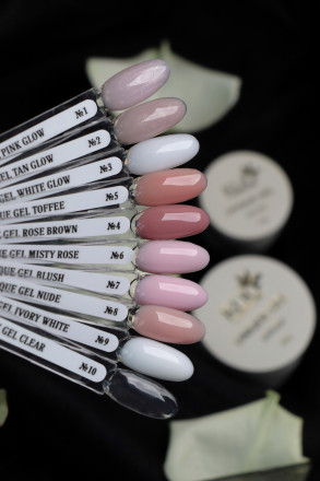 KLIO   Гель для моделирования с шиммером молочный Unique gel   №03  WHITE GLOW   30г