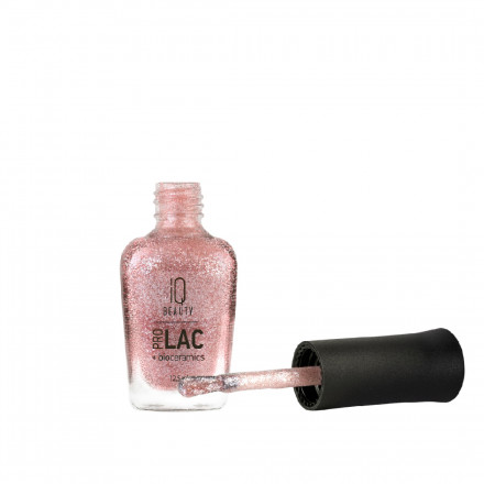 IQ BEAUTY   Prolac   #126 ROSE CHAMPAGNE   12,5мл   Лак для ногтей с биокерамикой металлик   (СНЯТО)