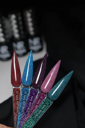 NAIL REPUBLIC   FLASH #14   10мл   Гель-лак светоотражающий