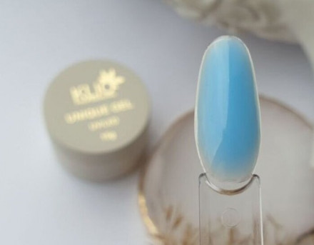 KLIO   Unique gel   #15 AZURE   15г   Гель для моделирования средне-жидкий цветной