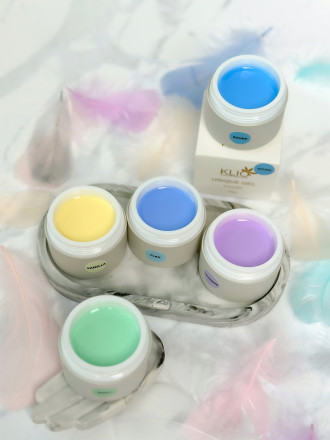 KLIO   Unique gel   #15 AZURE   15г   Гель для моделирования средне-жидкий цветной
