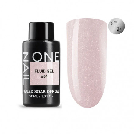 ONE NAIL   Gel FLUID   #34   30г (бутылка)   Гель для укрепления жидкий