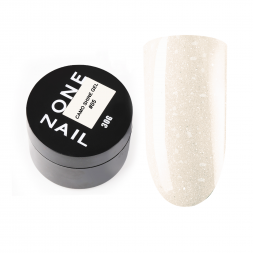 ONE NAIL   Gel CAMO SHINE   #05   30г (шайба)  Гель для моделирования средне-жидкий с хлопьями Юки
