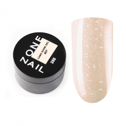 ONE NAIL   Gel CAMO SHINE   #07   30г (шайба)  Гель для моделирования средне-жидкий с хлопьями Юки