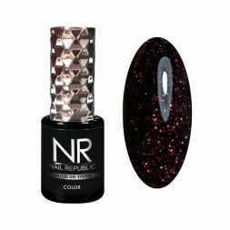 NAIL REPUBLIC   #398 Мерцающий   10мл   Гель-лак с шиммером