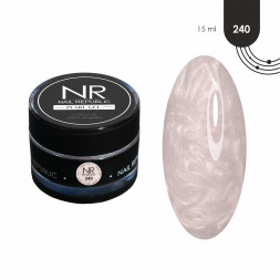 NAIL REPUBLIC   Gel PEARL   #240   15г   Гель для моделирования средне-жидкий перламутровый