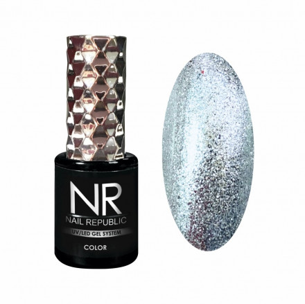 NAIL REPUBLIC   #419 Diamonds   10мл   Гель-лак жидкая фольга