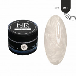NAIL REPUBLIC   Gel PEARL   #241   15г   Гель для моделирования средне-жидкий перламутровый