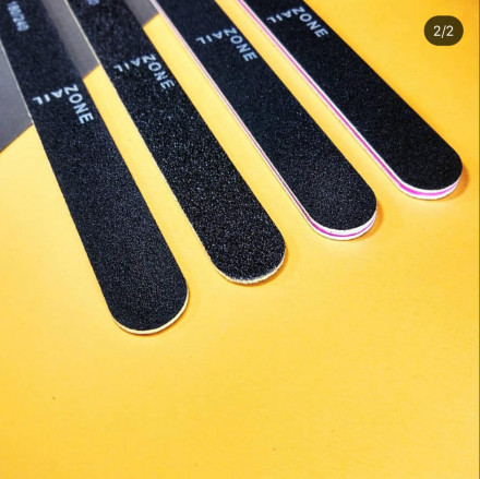 ONE NAIL   Пилка прямая на пластике   СЕРАЯ   50шт   100/180   [33]   Limited