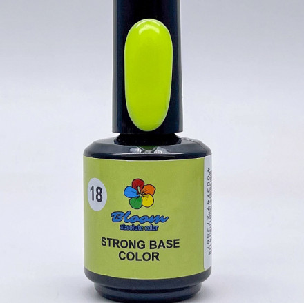BLOOM   Base Strong COLOR   #18   15мл   База камуфлирующая жесткая цветная