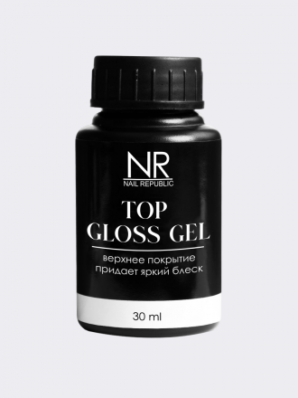 NAIL REPUBLIC   Top GLOSS GEL   30мл (бутылка)   Топ с л/с