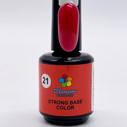 BLOOM   Base Strong COLOR   #21   15мл   База камуфлирующая жесткая цветная