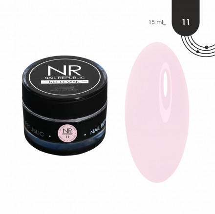 NAIL REPUBLIC   Gel CLASSIC   #11   30г   Гель  для моделирования средне-жидкий