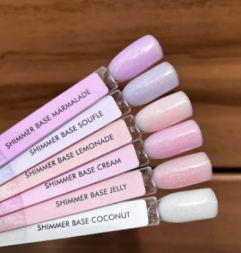 ONE NAIL   Base SHIMMER SOUFLE   15мл   База камуфлирующая эластичная c шиммером  (легкие в снятии)
