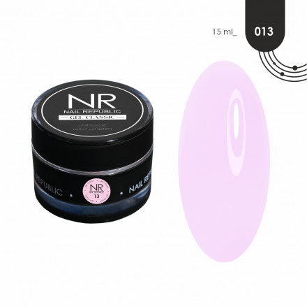 NAIL REPUBLIC   Gel CLASSIC   #13   30г   Гель  для моделирования средне-жидкий