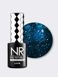 NAIL REPUBLIC   #458 Aquamarine   10мл   Гель-лак с шиммером