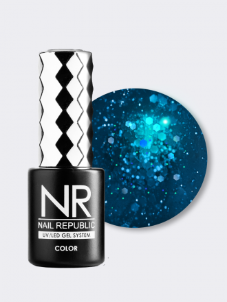 NAIL REPUBLIC   #461 Frozen   10мл   Гель-лак с шиммером